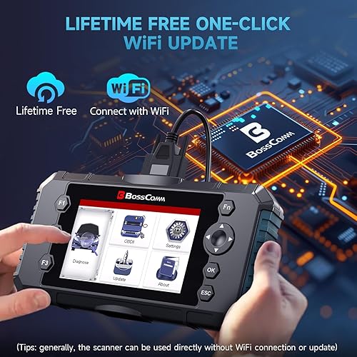 Miniatura 6 de IFIX430 Herramienta de diagnóstico del escáner del coche ABS SRS Transmisión OBDII herramienta de escaneo, lector de código de motor de coche,