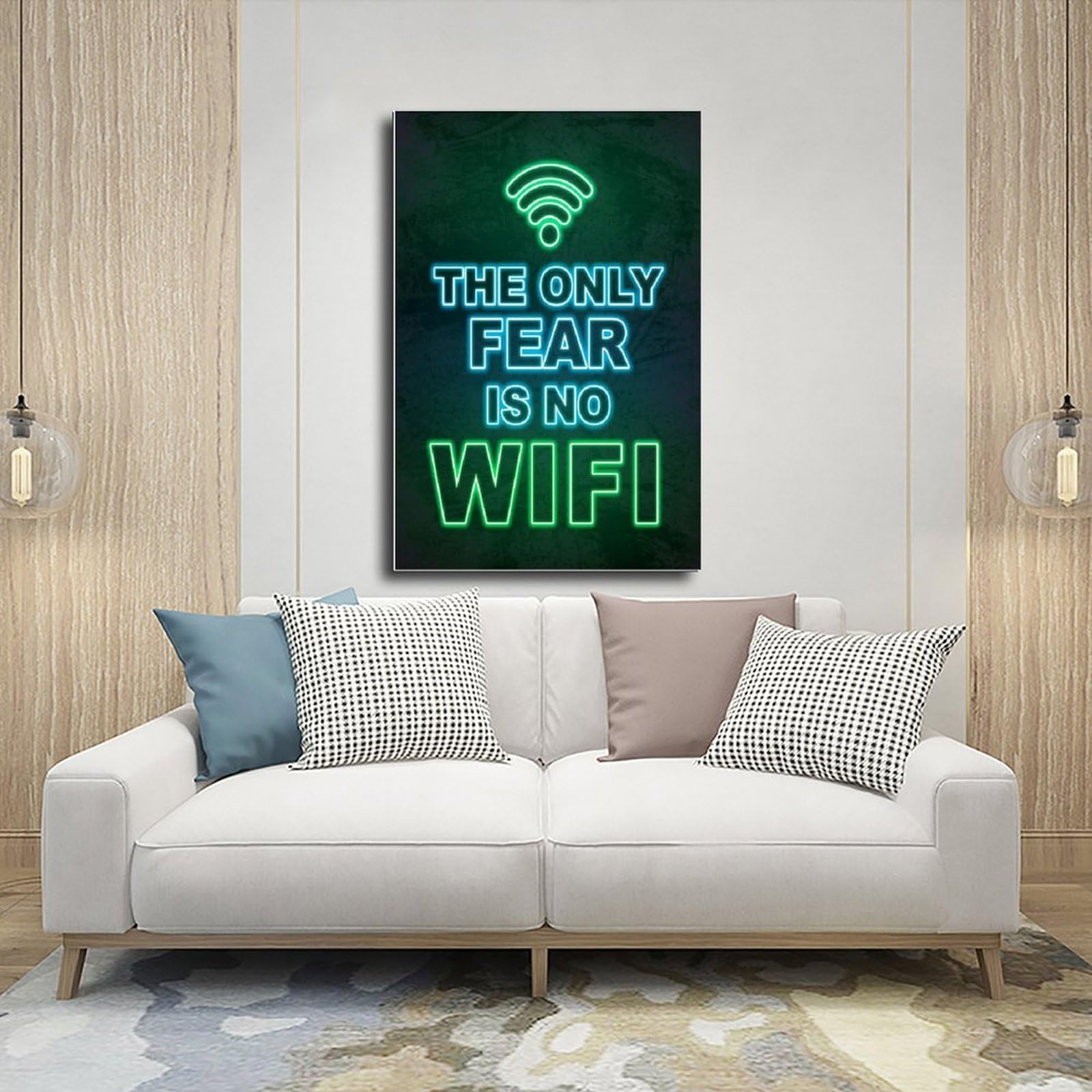 NEOHI Lienzo decorativo para pared con aspecto de neón, videojuegos, videojuegos, sala de juegos, pósteres e impresiones estéticas para habitación, dormitorio, oficina, 60 x 90 cm