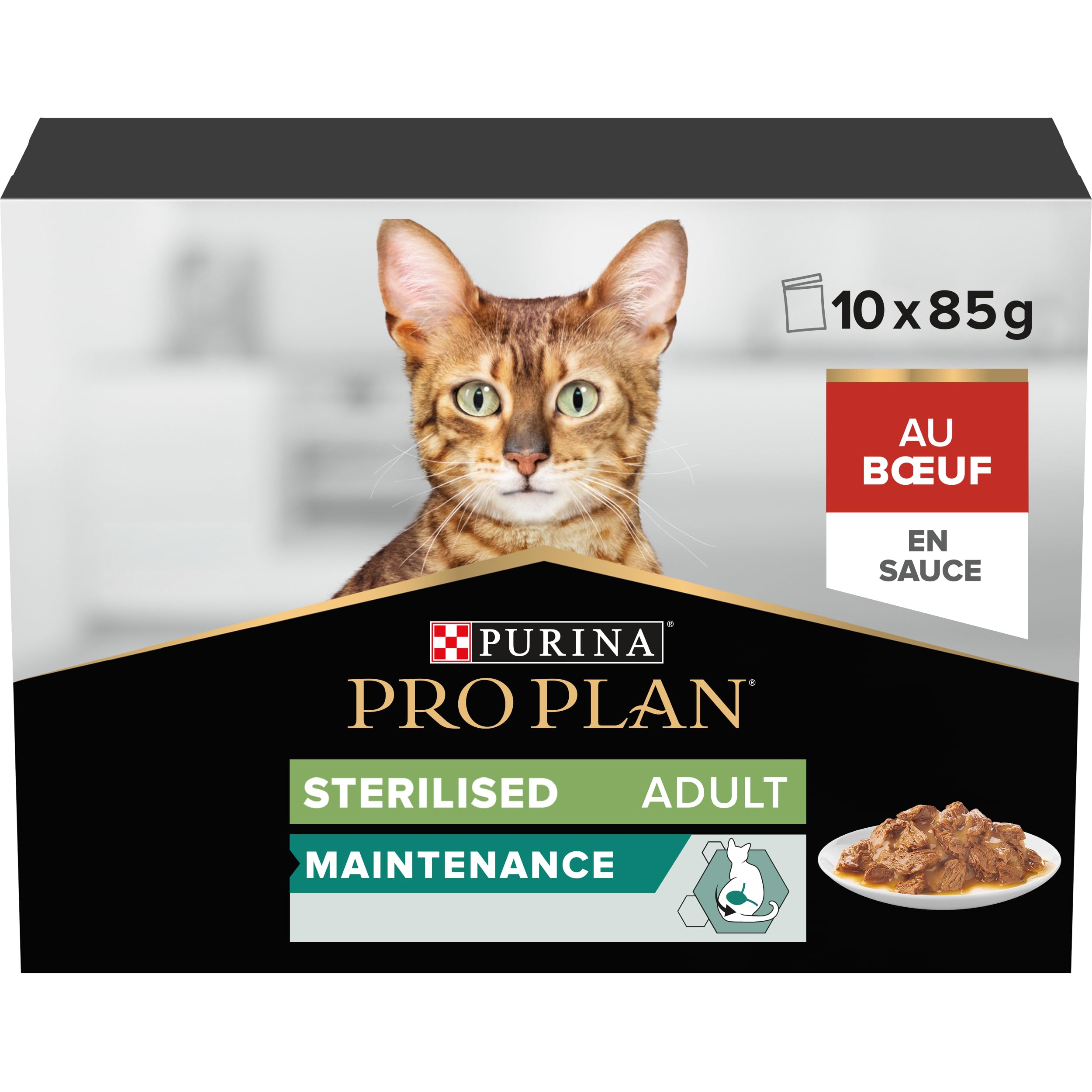 PRO PLAN Adult STERILISED MAINTENANCE Beef Sauce 10x85g-picture-19