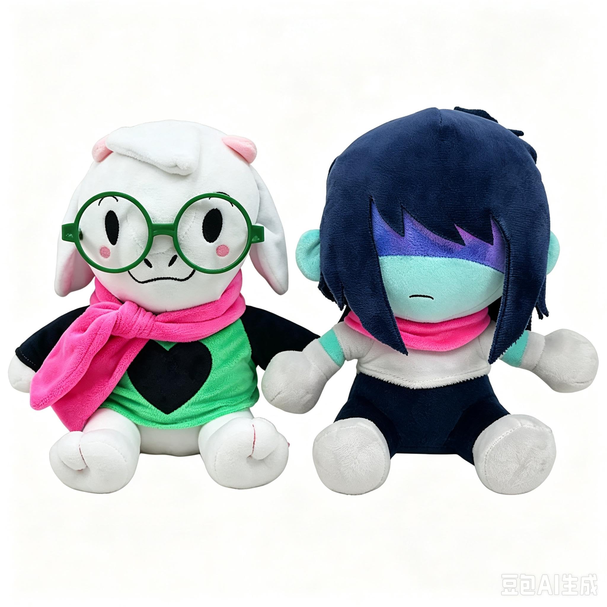 2 piezas de almohada de peluche de Ralsei Kris de anime, personaje de juego
