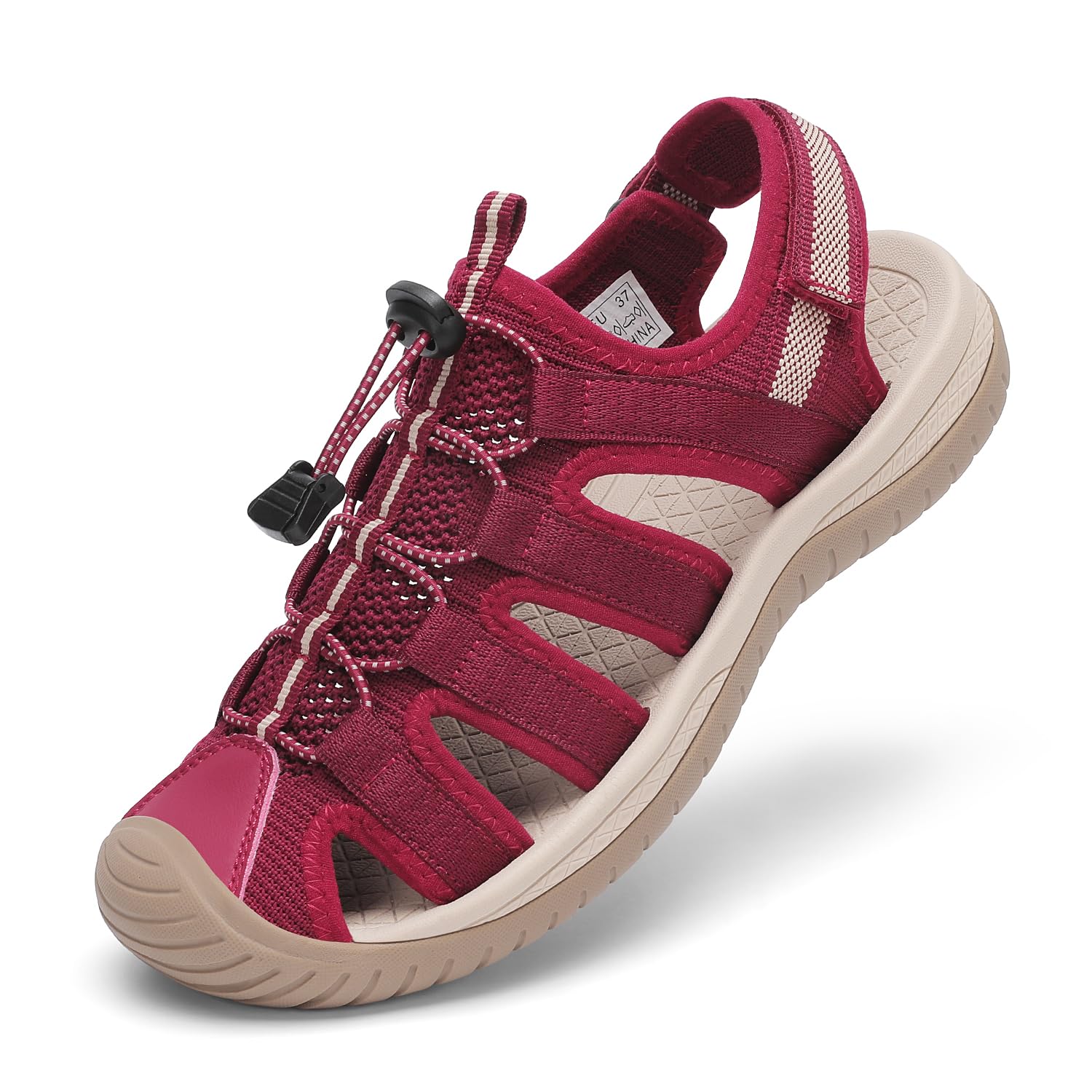 Dannto Women's Sport Sandals Close Toe Mesh