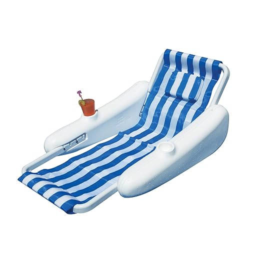 SunChaser Sling Style Floating Chair Pool Lounger