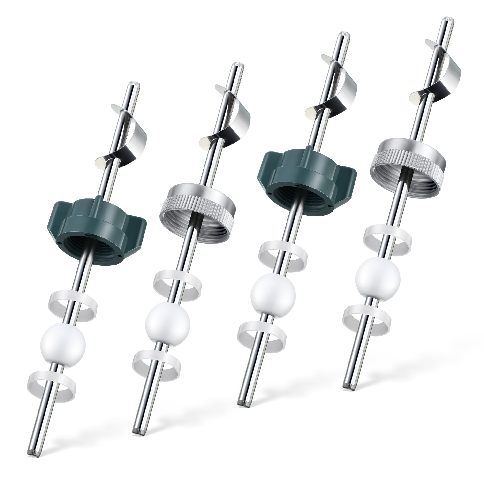 【WOOHWA】STOPPER TURNED PT Enhon 4 Pack Bathroom Sink Stopper Replacement, Lavatory