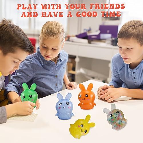 Miniatura 5 de Paquete de 5 pelotas de Pascua para adultos, para aliviar el estrés de Pascua y aliviar el estrés, regalos para la cesta de Pascua (5 unidades)