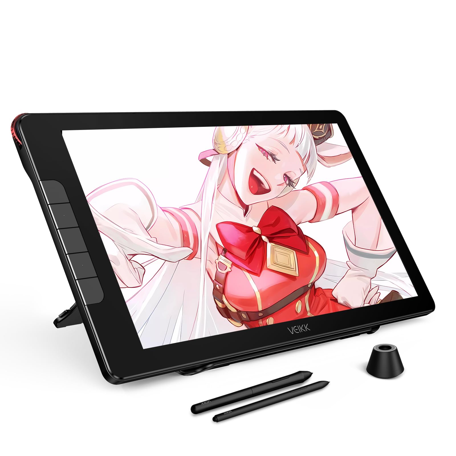 Amazon | 15.6インチ 液タブ 液晶タブレット 16384レベル筆圧 充電不要