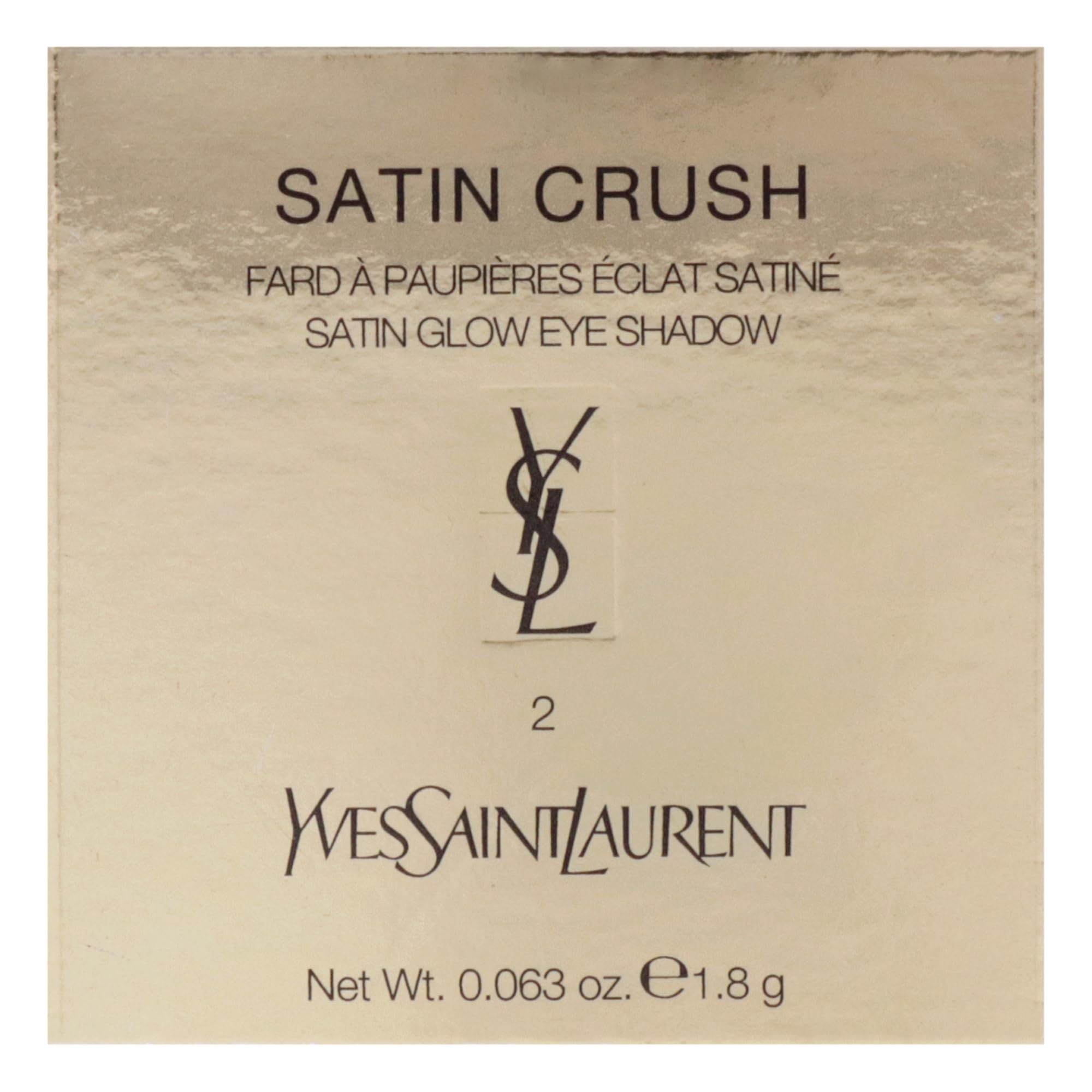 Yves Saint Laurent Crush Satin Cushion Lidschatten, 2 Warm Brown 30 g