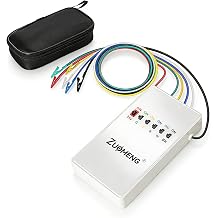 HVAC Thermostat Bypass Tool Kit Compatible Replacement for Supco Tradefox Jumper King, Zuomeng Low Voltage Diagnostic Jumper Tool with DIP Switch, Overcurrent Protection, Flame-Retardant Case