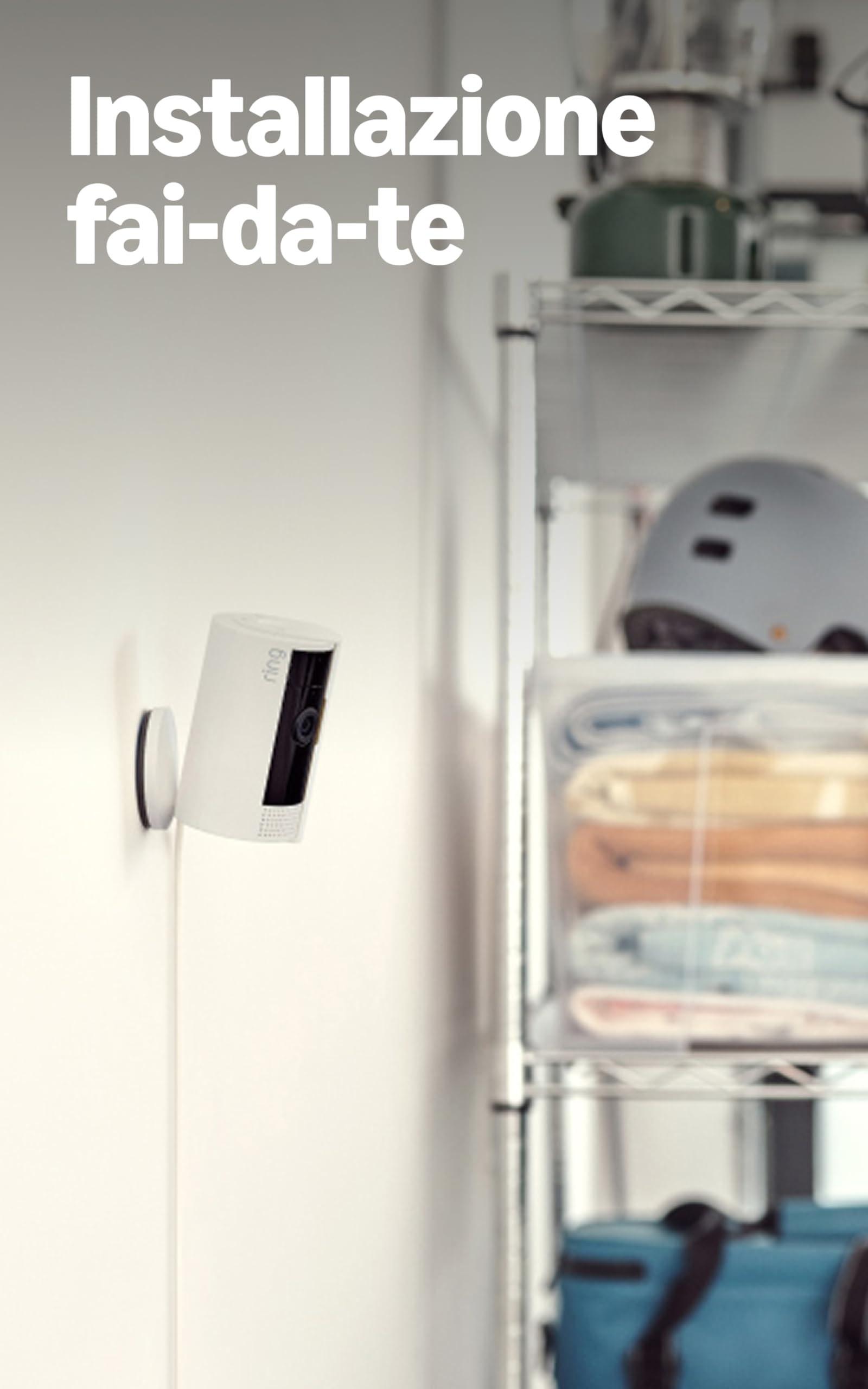 Ring videocamera interna (Indoor Camera 2ª gen.) | Telecamera di sorveglianza per animali domestici | Audio bidirezionale, copertura per la privacy, fai-da-te | Ring Home: 30 gg. prova gratuita