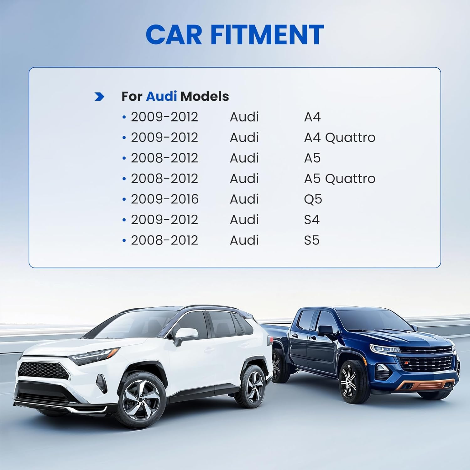 HVAC Blower Motor 700291 Compatible with Audi A4/A4 Quattro/S4 09-12, A5/A5 Quattro/S5 08-12, Q5, PM4096,75031, A/C Blower Motor Assembly