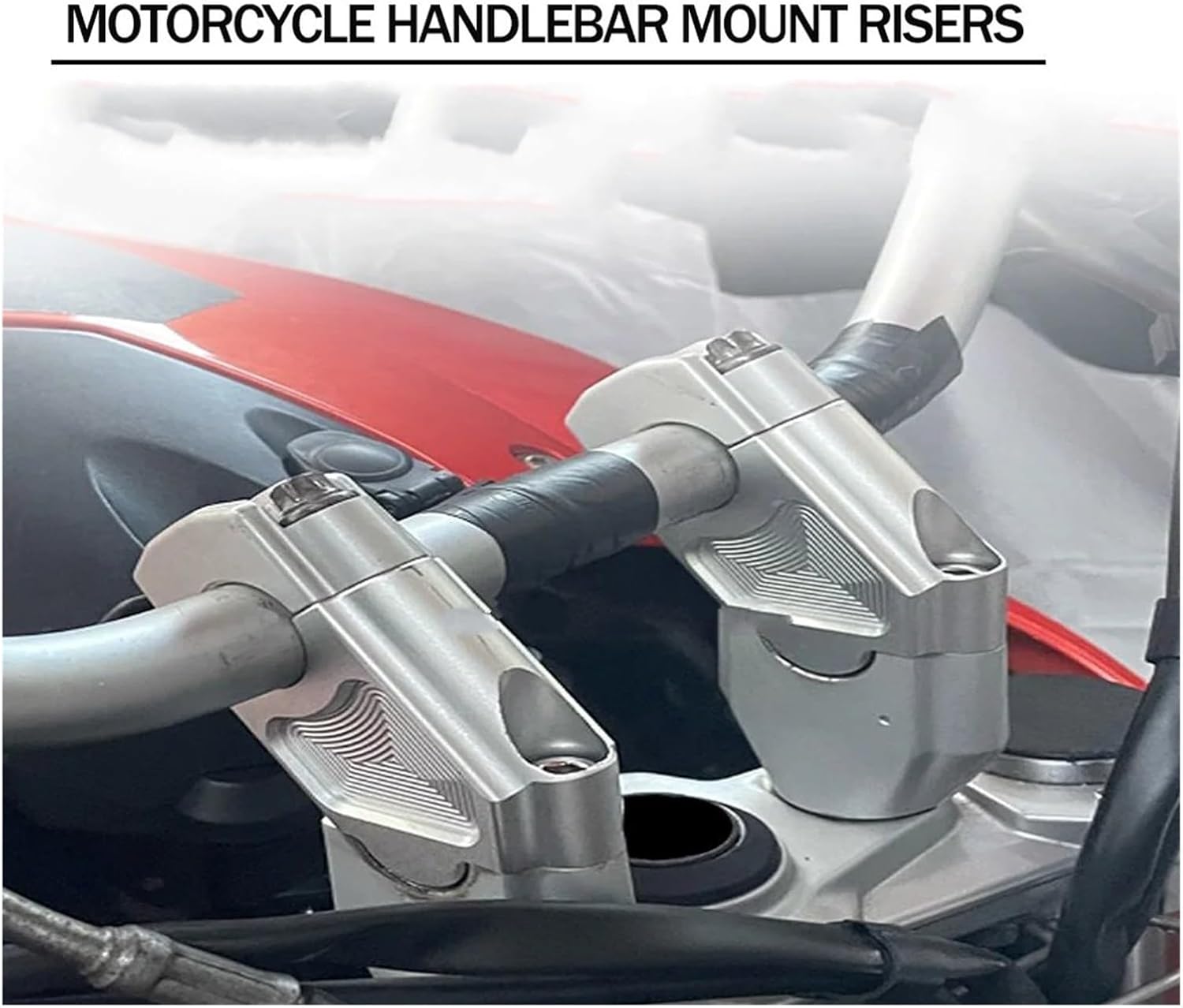 Handlebar Riser For B&MW F650GS 2008-2017 2018 F700GS 2013-18 F700 For B&MW For GS F650 Motorcycle Handle Bar Clamp Raised ExtendHandlebar Mount Riser Raiser Handle Bar Risers Clamp