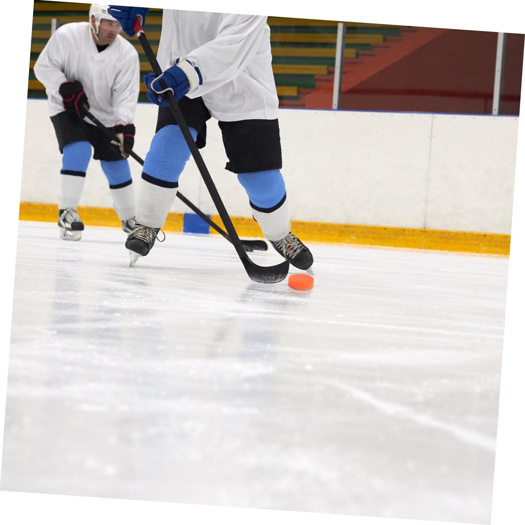 4 Stück PVC Eishockey Pucks mit Hoher Dichte und Niedrigem Reibungswiderstand Leichtes Hockeyzubehör für Training und Wettkampf dem EIS