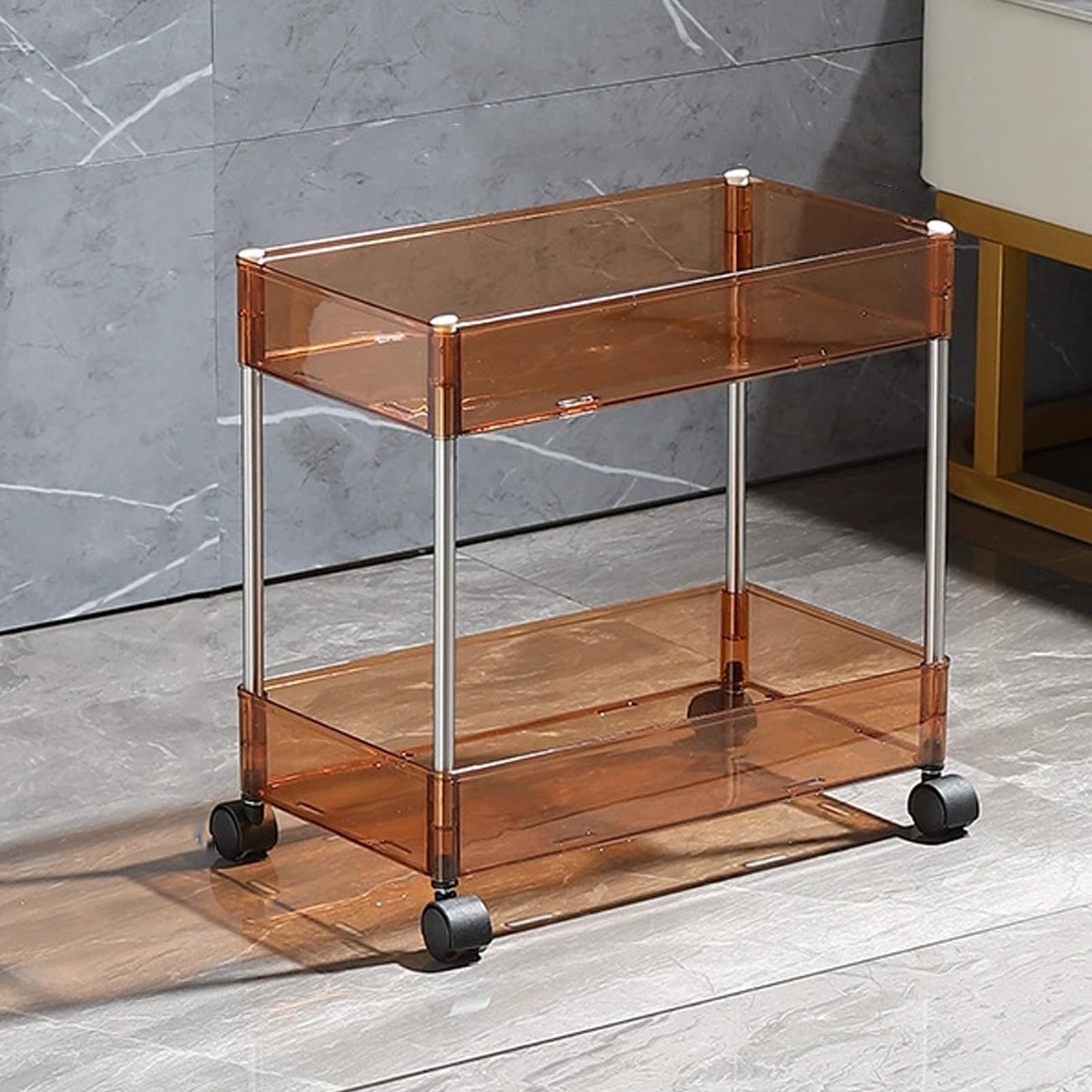 Chariot de rangement de cuisine pour résoudre le manque de place en cuisine
