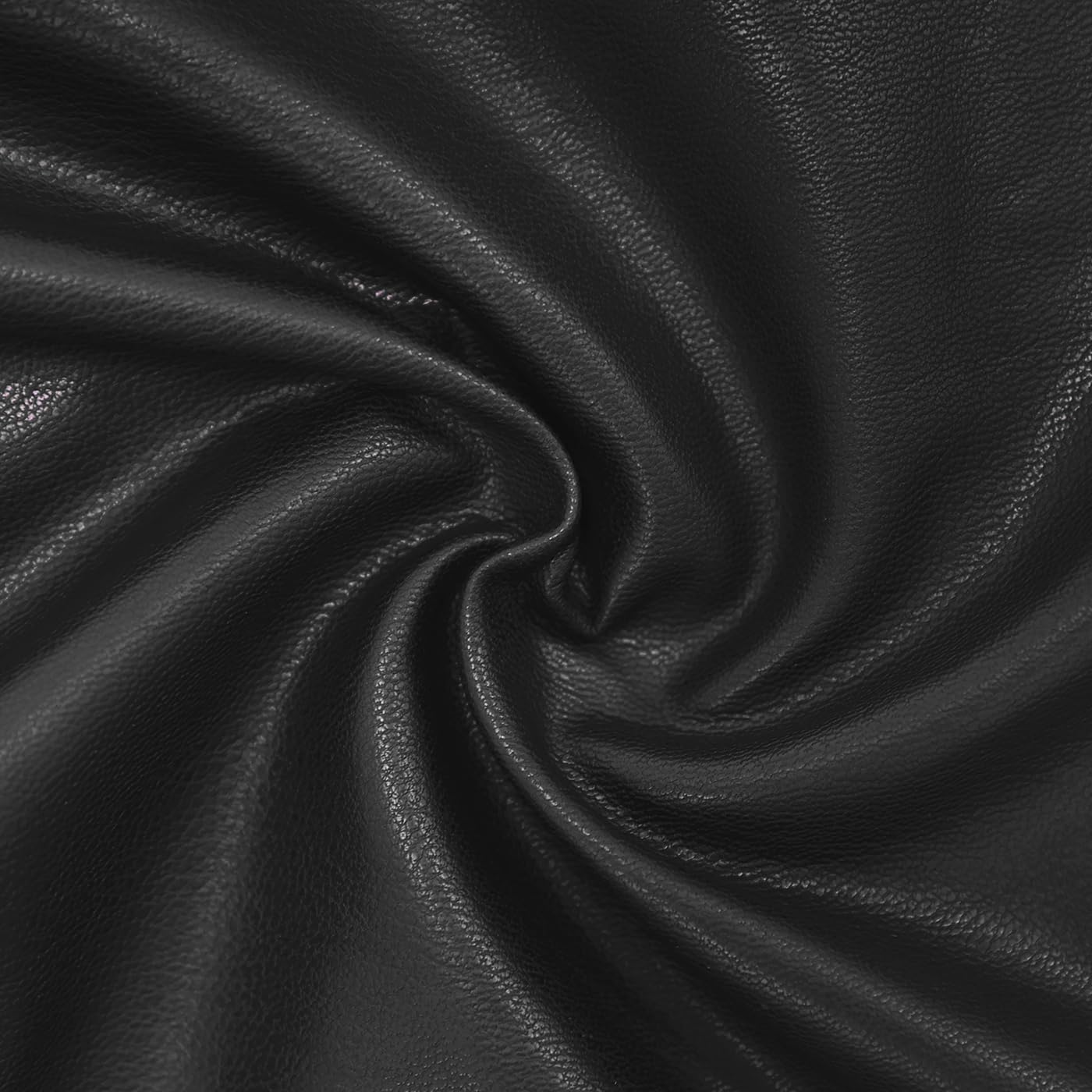 HDE Women's Pull On Faux Leather Kick Flare Pants High Waisted Pant with Pockets - Image 6