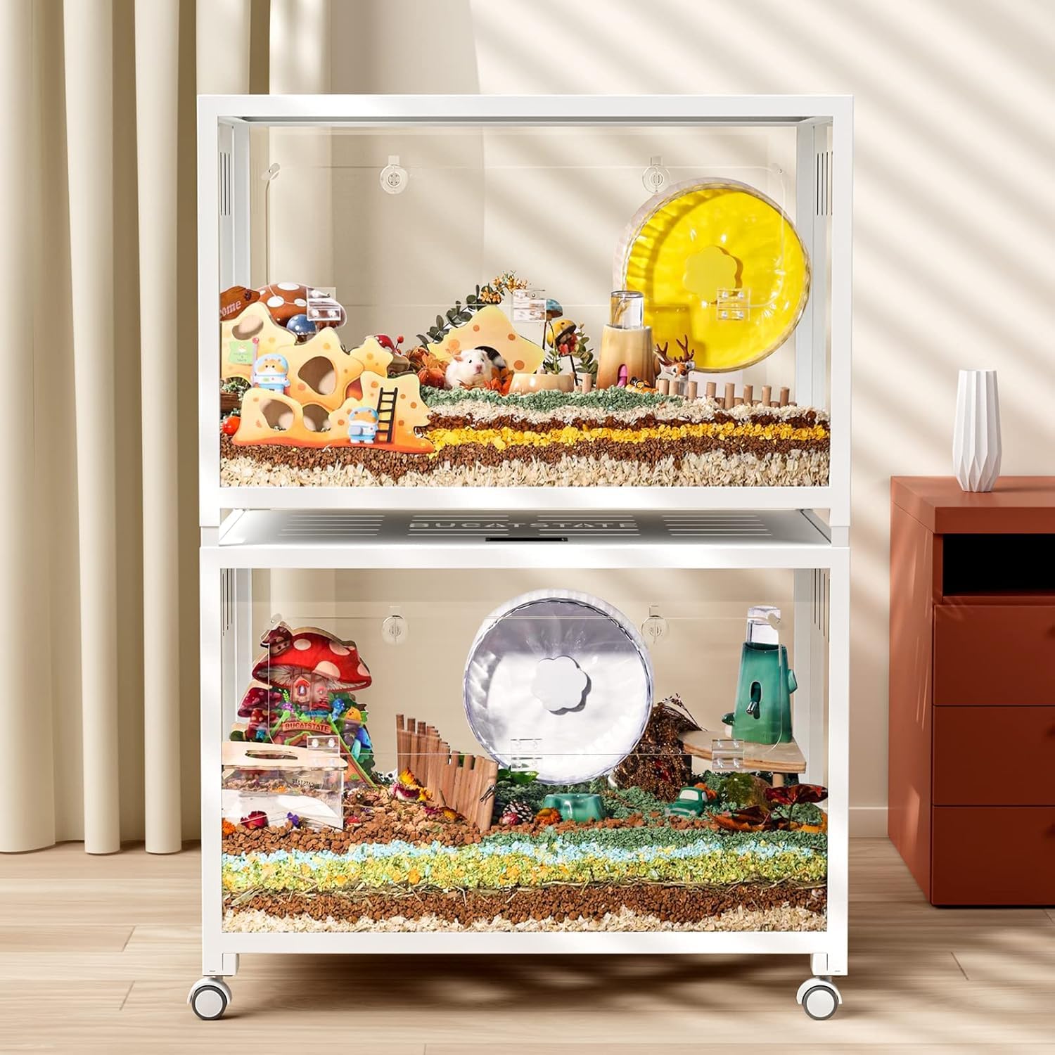 Amazon | BUCATSTATE ケージ 80/100cm メタル製 飼育ケージ 専属部品