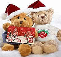 Vista 2 de Bencailor 10 piezas de ropa de muñeca de Navidad, suéter, accesorios de ropa de invierno y Navidad, accesorios de punto para muñecas (estilo clásico)