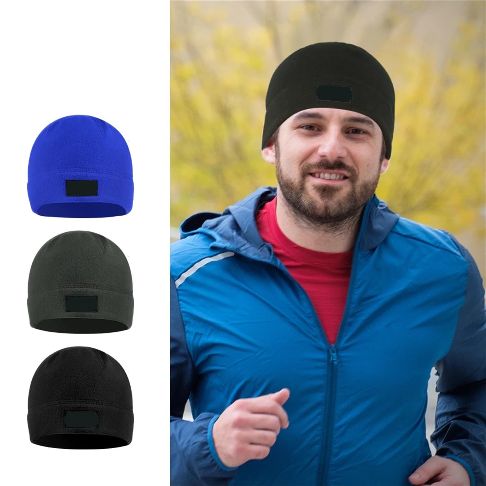 2 pezzi cappellini da ciclismo invernali cappello corsa termico cappelli sportivi berretto snowboard scaldino berretti sci foulard uomo donna copricapo Per Il Ciclismo