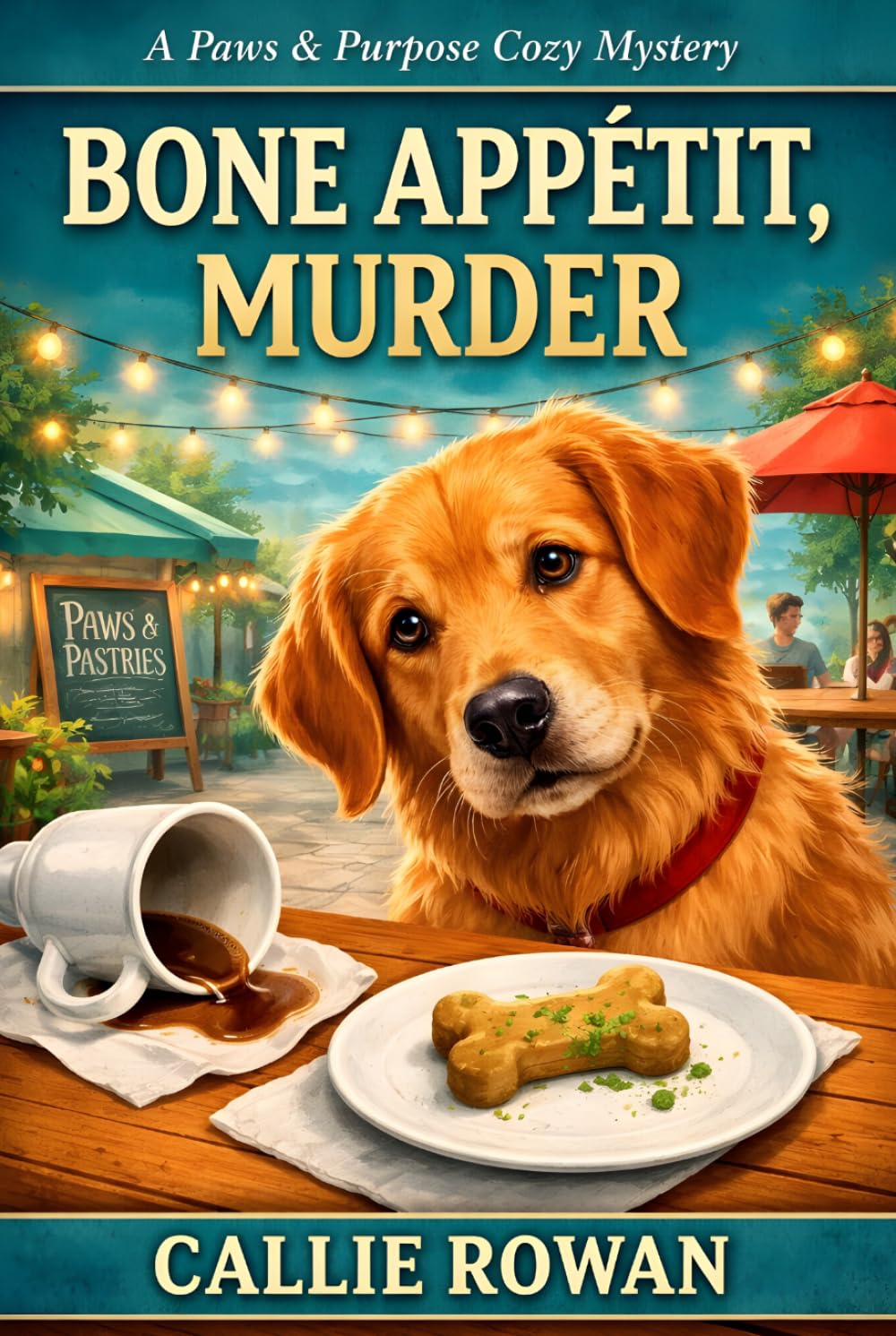 Bone Appétit, Murder: A Dog Cozy Mystery with Café Clues, Poison, and Small-Town Secrets (Paws & Purpose Cozy Mysteries)