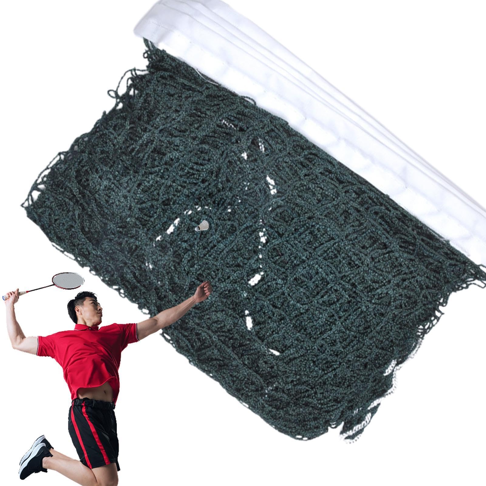 Outdoor Badminton Net - Strong Mesh High Strength Badminton Net,Badminton Equipment, Foldable Volleyball Net, Portable Tennis Net for Backyard, Indoor Outdoor Fun