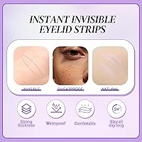 Vista 3 de 1000 piezas de cintas invisibles para dobles párpados: tiras elevadoras, impermeables, de larga duración, para párpados caídos, pesados