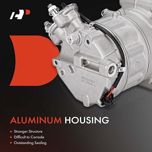 Miniatura 3 de A-Premium Compresor de aire acondicionado con embrague compatible con Land Rover Range Rover 2010-2012, LR4 2010-2013, Range Rover Sport y Jaguar XF