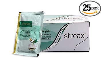 Streax Professional Ultralights Blonder Powder 10g x 25 Pouch