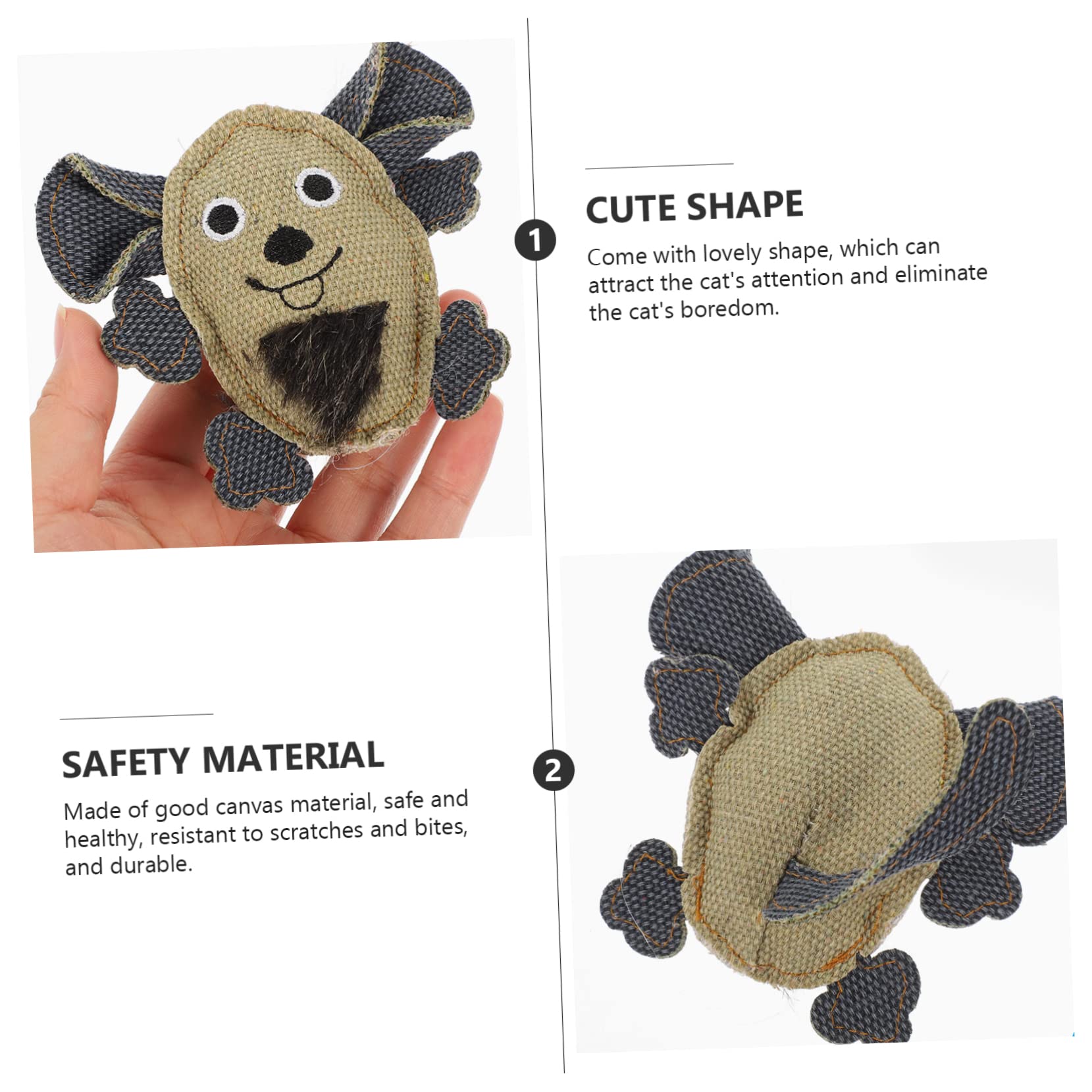 POPETPOP 15pièces Jouets pour Chats Toile De Souris Longues Et pour Chats Jouets Interactifs pour Éveiller Et Amuser Intérieur
