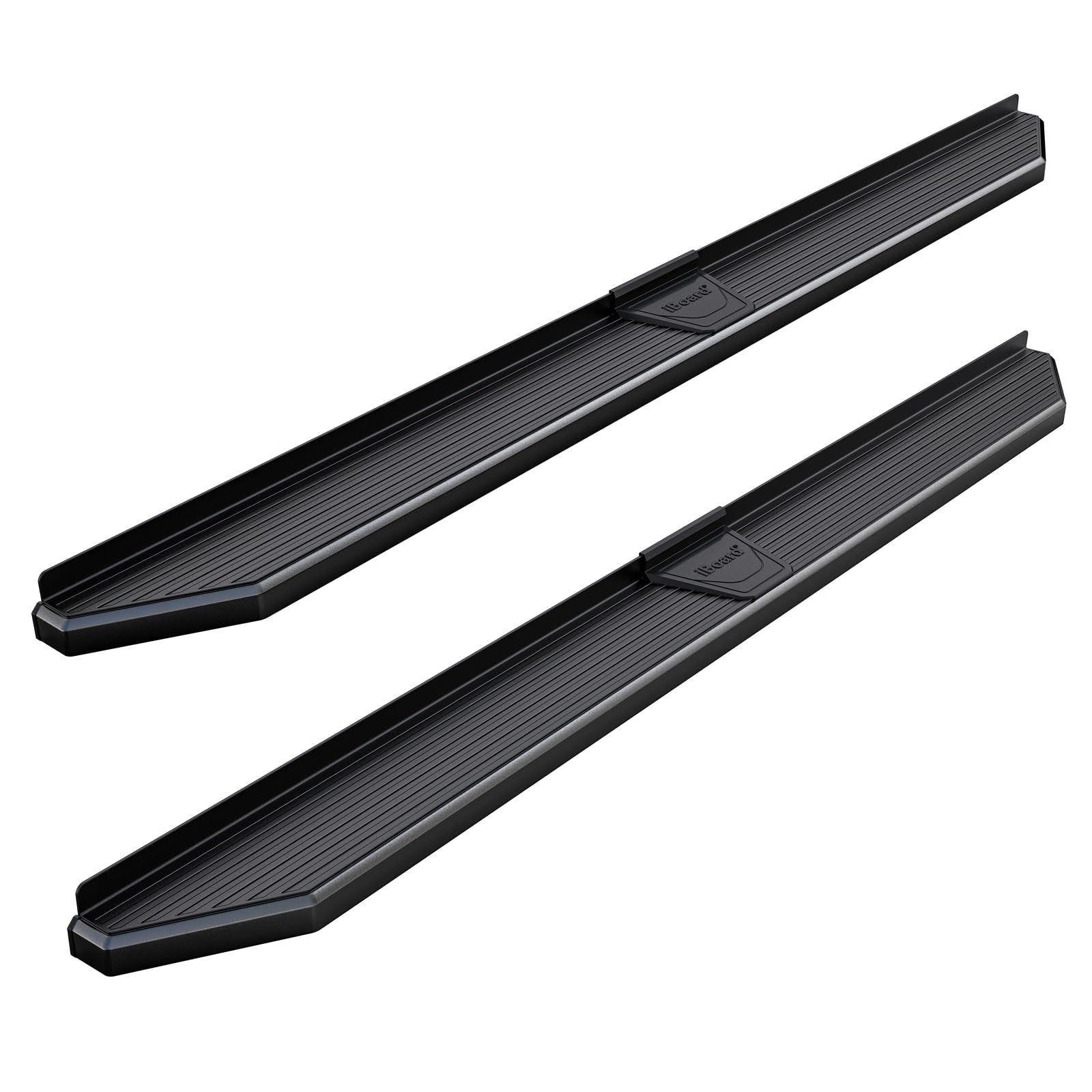 HD Ridez Flat Style Board Black Compatible with Chevy Silverado GMC Sierra 1500 2019-2024 Regular Cab & Silverado 1500 LTD Sierra 1500 LD 2022 & 2500 3500 2020-2024 (Exclude 19 1500 LD) Nerf Bar