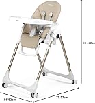 Peg Perego Prima Pappa Zero 3 - High Chair - for Children Newborn to 3 Years of Age - Made in Italy - Astral (Beige)