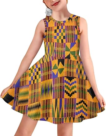 2026 Girls Summer Casual Party A-line Midi Tank Dress for 4-14T Kids