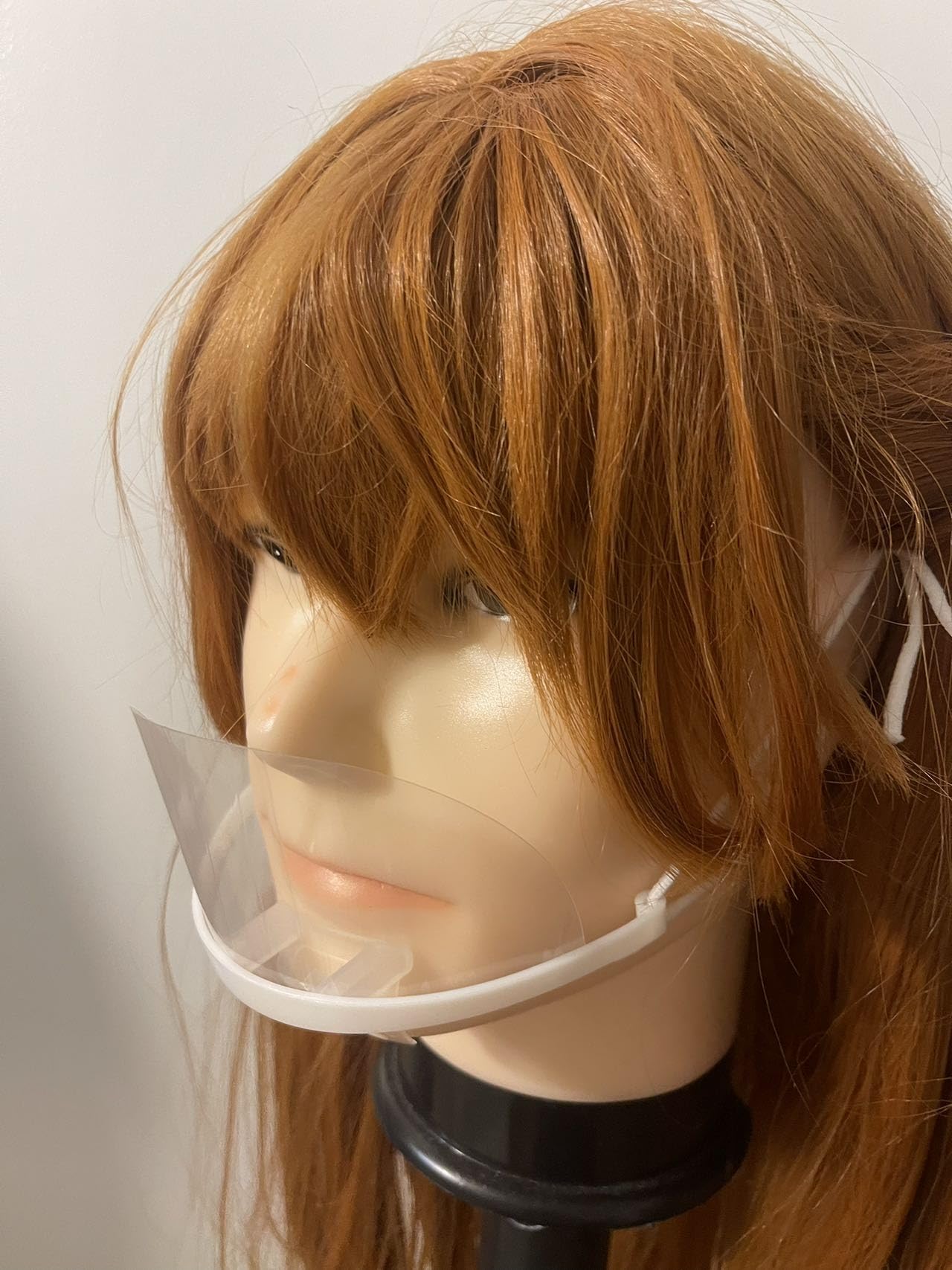 PLASTICPOWER 10 pieces-Clear Anti-Fog Face Shield-Reusable Mouth Shield for Spit Guard-Ideal for-Restaurants, Nail Salons,Beauty Salon,and More