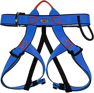 TRIWONDER Climbing Harnesses Protect Waist Safety Harness Wider Half Body Harness for Tree Climbing Expanding Training Rap...