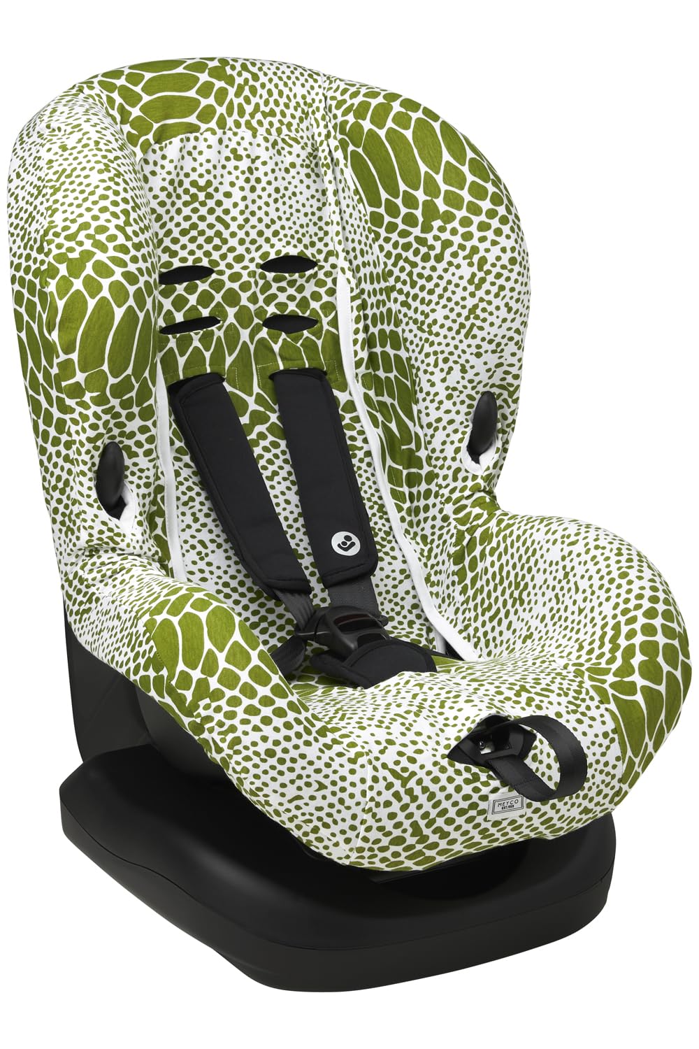 Meyco Coprisedile per seggiolino per bambini, Snake Avocado, gruppo 1+, confezione singola