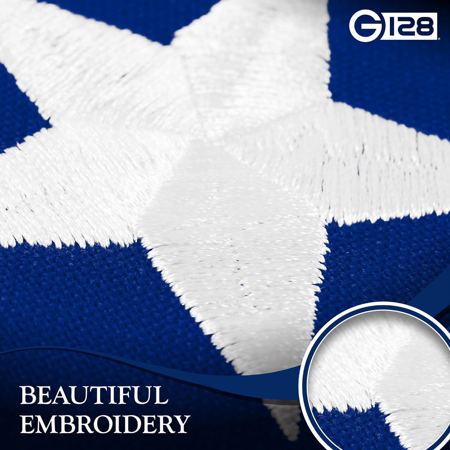 G128 Ohio OH State Flag | 2x3 Ft | StormFlyer Series Embroidered 220GSM Spun Polyester | Embroidered Design, Indoor/Outdoor, Brass Grommets, Heavy Duty, All Weather - Image 4