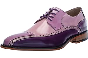 Alluring Purple Oxfords: A Stylish Addition for Men's Attire