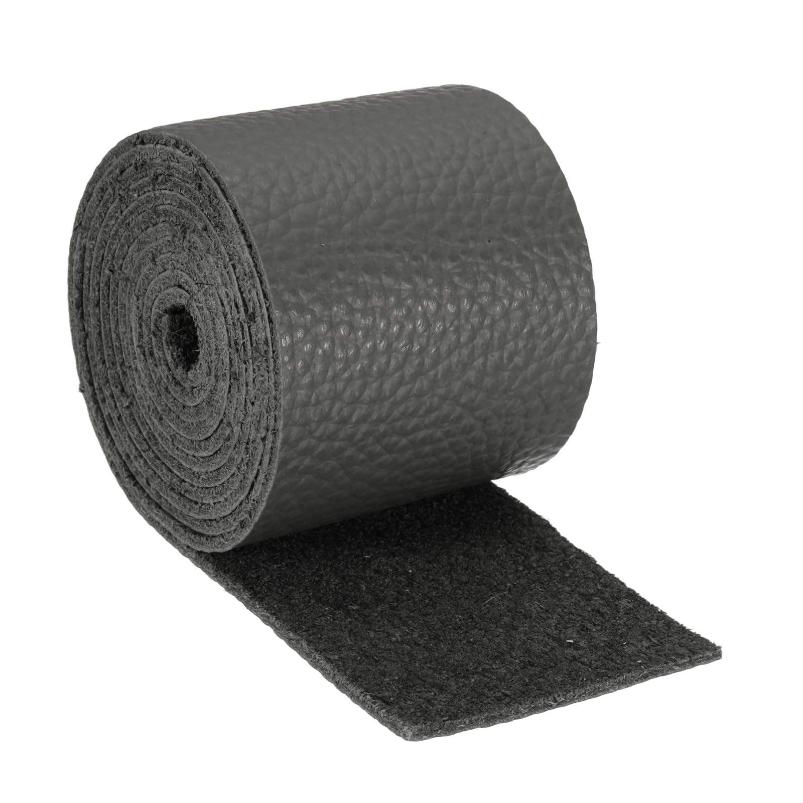 sourcing map Leather Craft Belt Blanks, 50mm(2") Wide x 51" Full Grain Strip 3-4oz 1.5mm Thick Vegetable Tanned Leather Strips for DIY Belt Making Craft Making Tool Processing, Gray