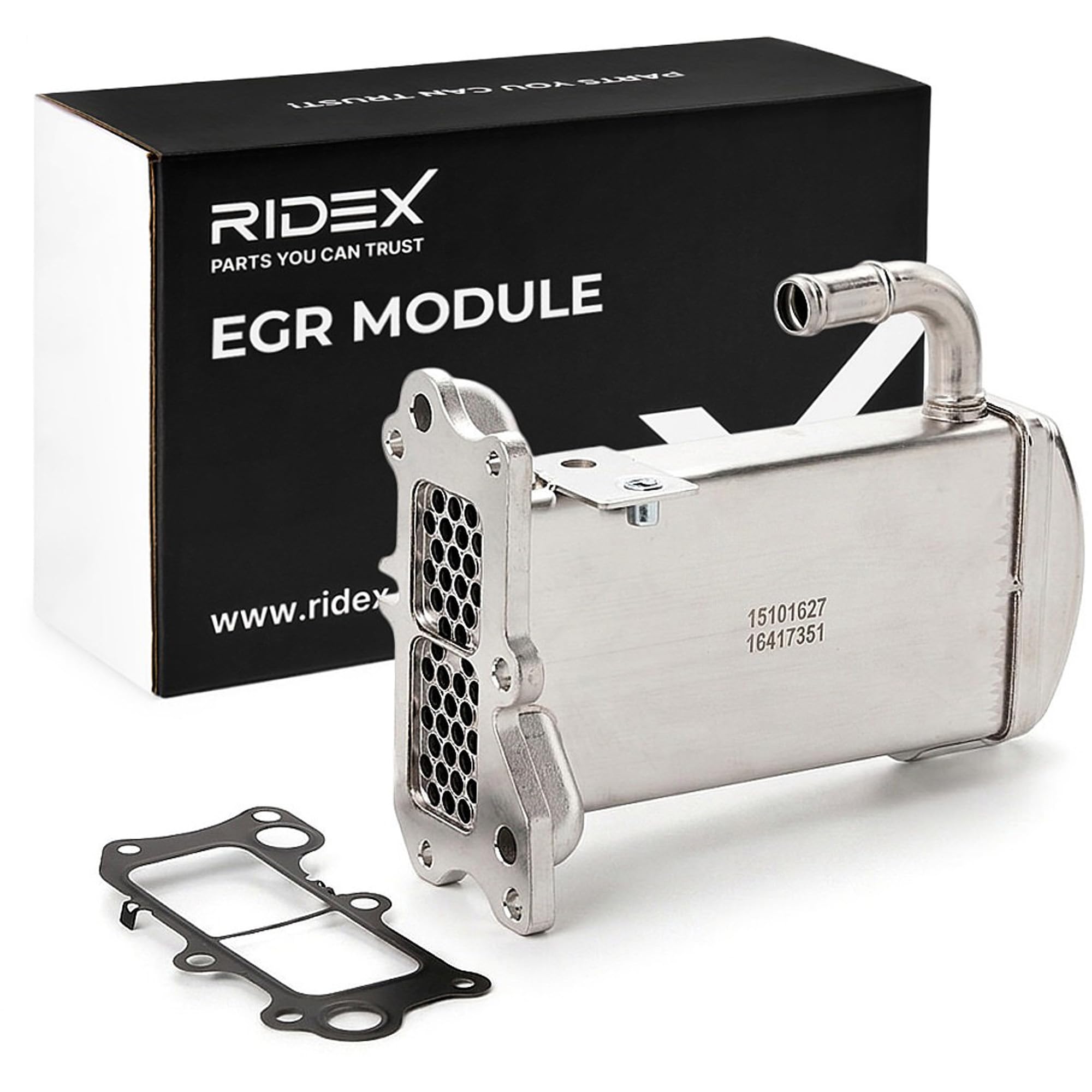 RIDEX 4198E0096 Modulo EGR con guarnizione senza valvola EGR (ricircolo gas scarico) Compatibilità con AUDI Q5 8RB
