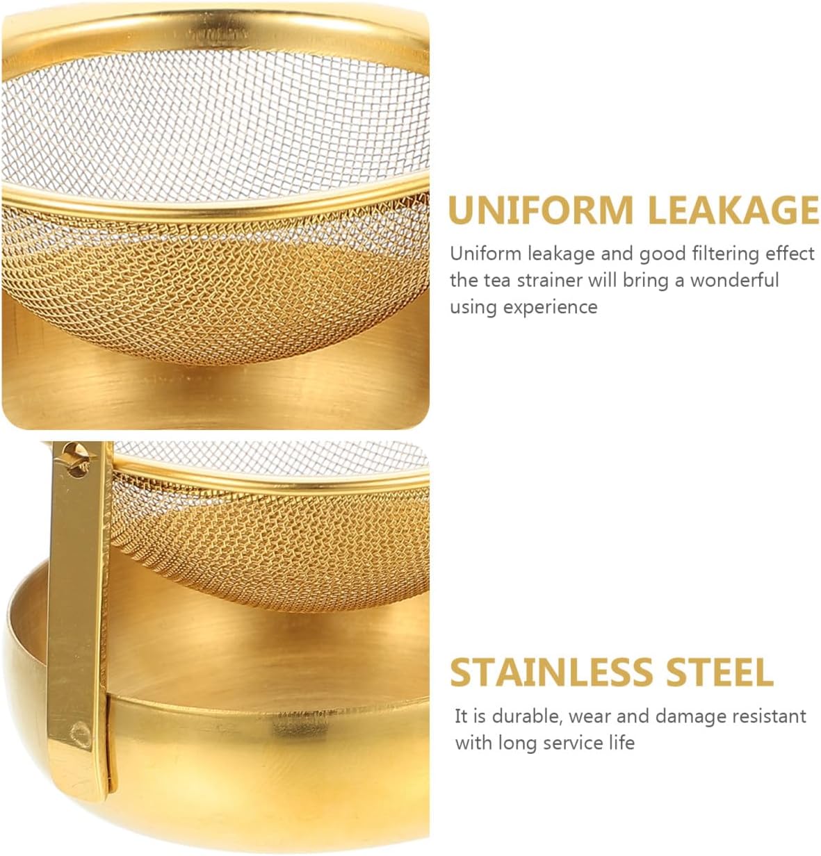 Tea Filter Stainless Steel Rotating Loose Tea Infuser for Loose Leaf Teas image 3
