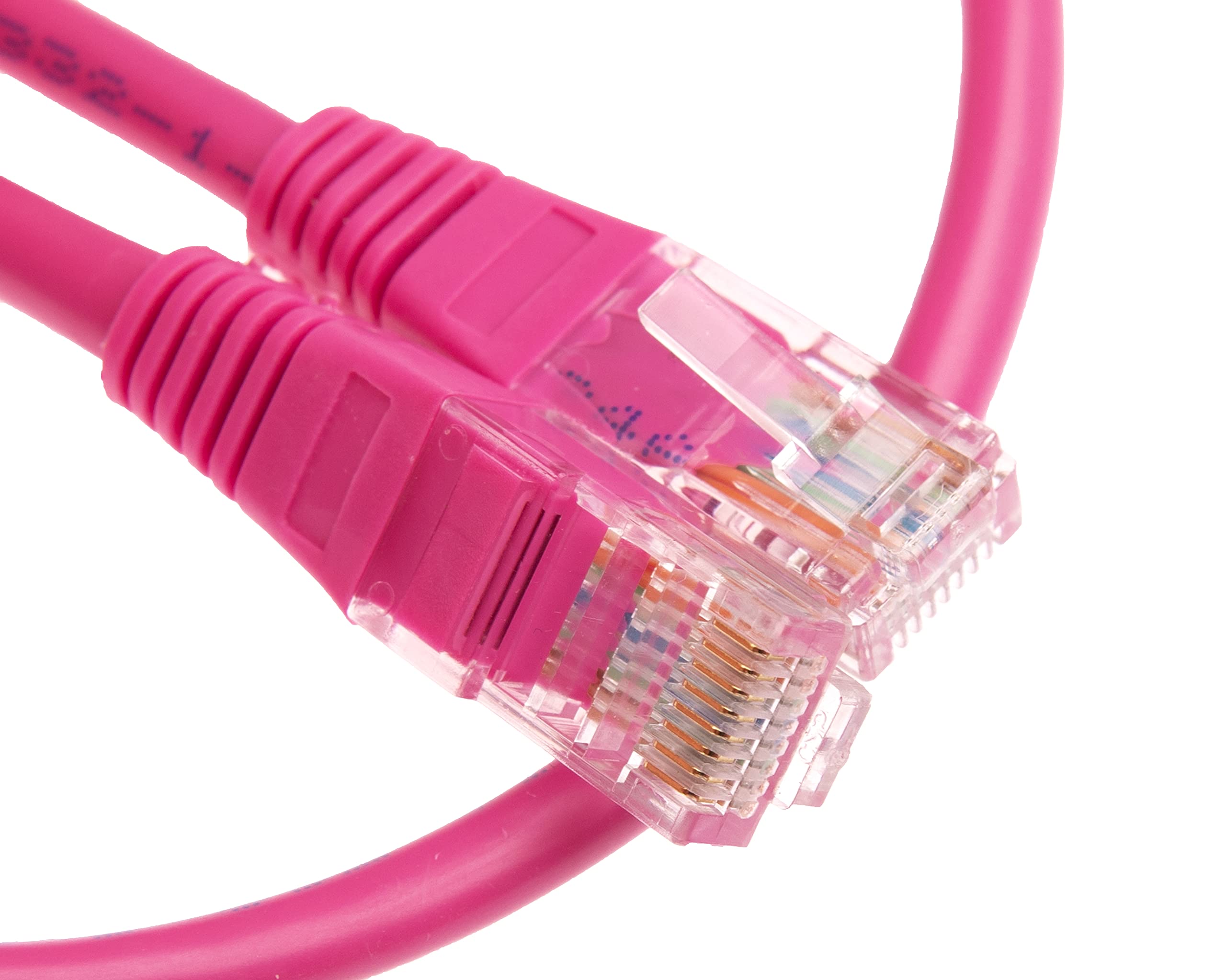 CDL Micro Twisted Pair High Signal Integrity Cat5e Patch Cable 0.5m - Pink