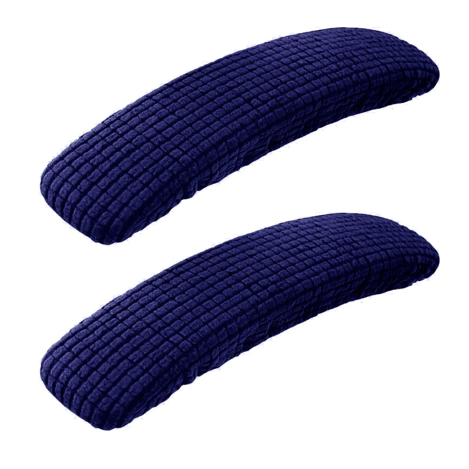 Mlyvax 5 Pairs Office Chair-Arm Cover Dustproof Stretchable Stain Resistant Spandex Stretch Computer Chair Arm Slipcover(Navy)