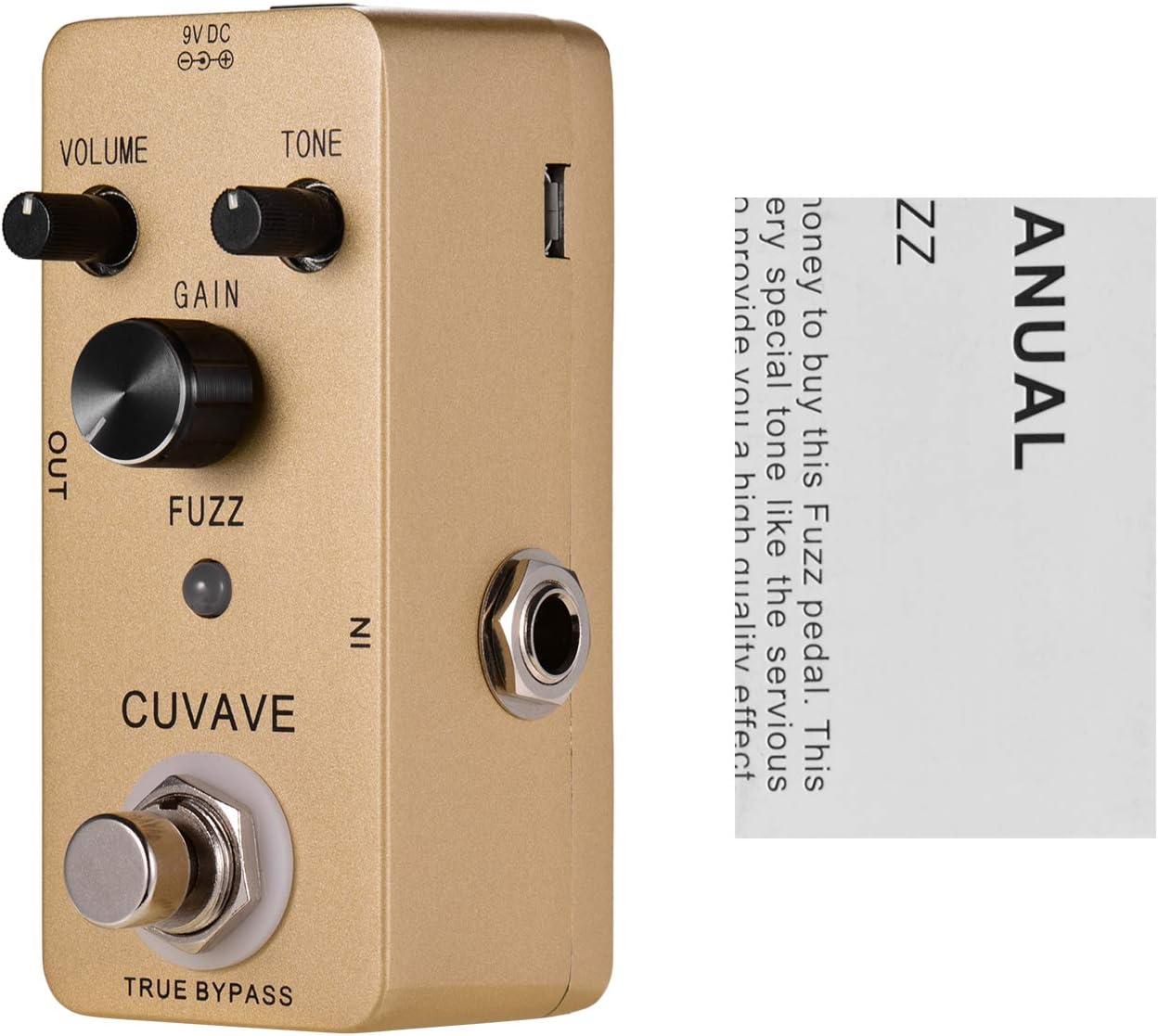 Btuty Fuzz Guitar Effect Pedal Zinc Alloy Shell True Bypass : Musical Instruments