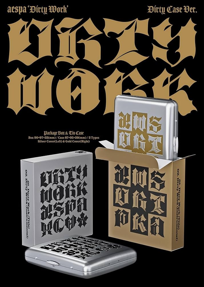 aespa Dirty Work Case ver. B&N ジゼル Amazon.com: aespa Dirty Work 1st Single Album with Tracking Sealed