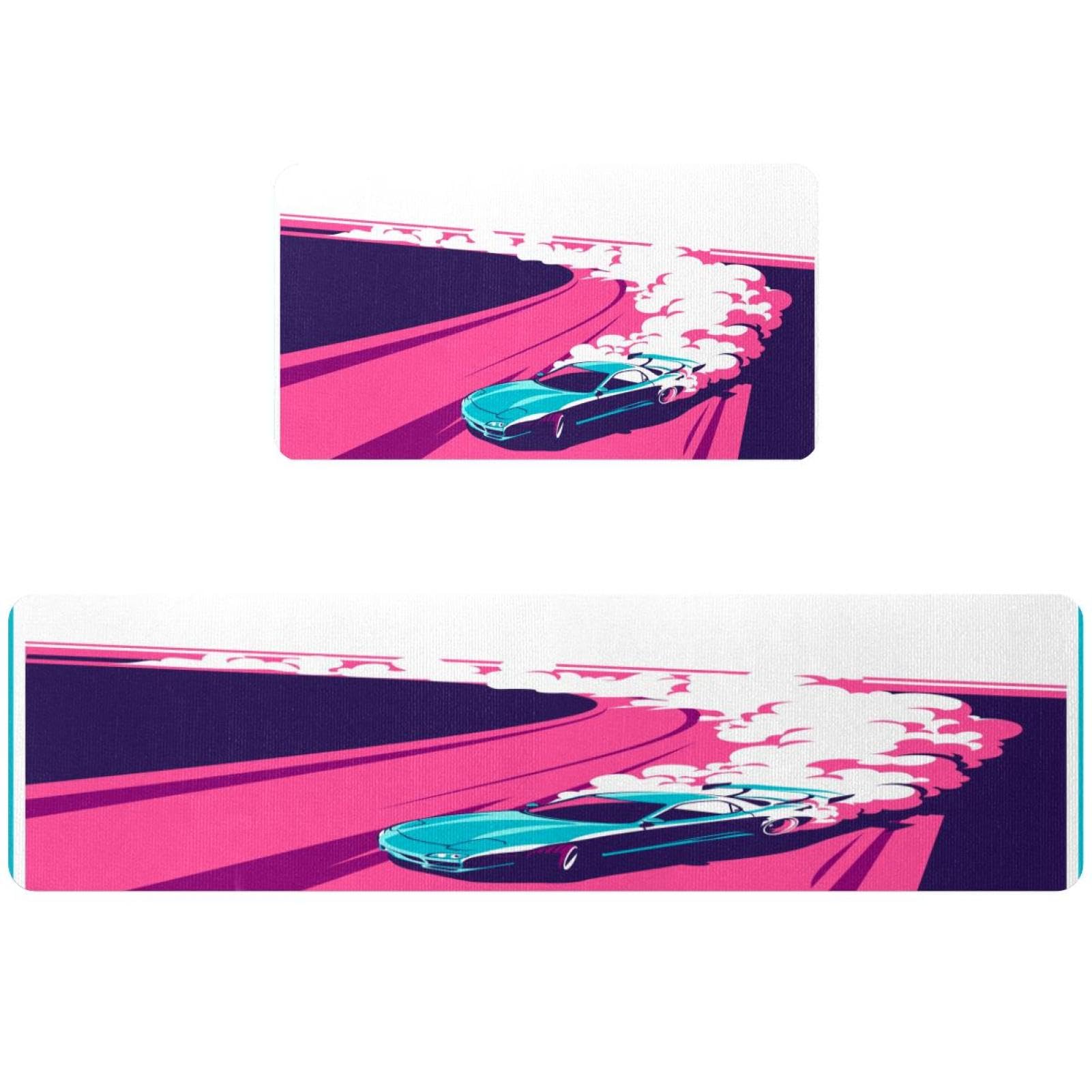 Tapis de cuisine antidérapants pour éviter les glissades lot de 2 lavables voiture