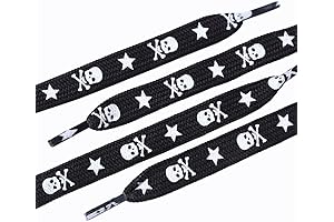 47" Cool Flat Women Men Shoelace Shoe Laces String-2 Pair Pack