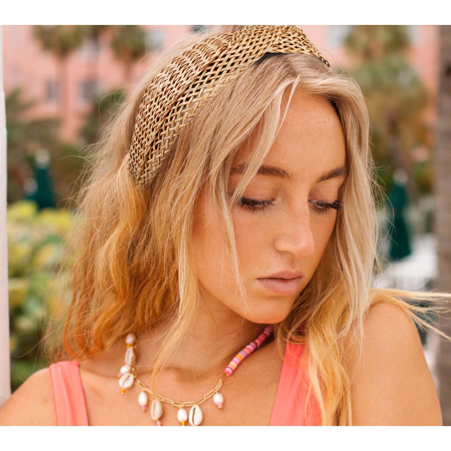 Amazon.com : Tobeffect Straw Headbands for Women, 2 Packs  display picture 1