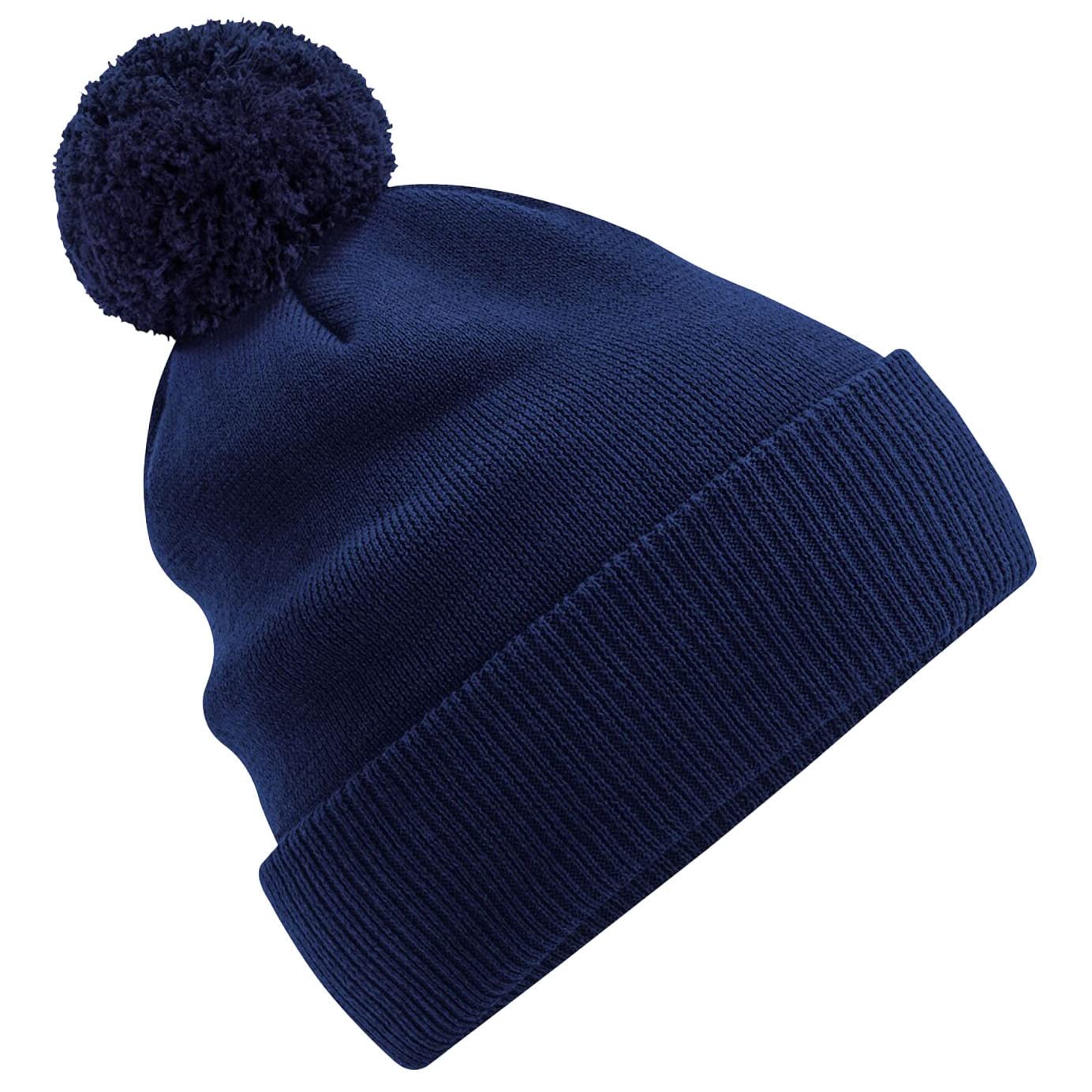 Beechfield B450N Organic Cotton Snowstar Beanie, Oxford Navy, S-XL