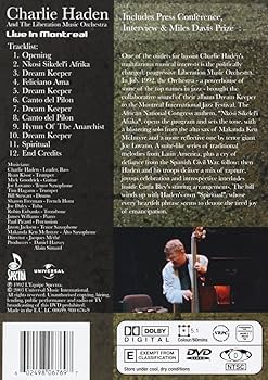 ライヴ・イン・モントリオール [DVD] チャーリー・ヘイデン・アンド・ザ・リベレーション・ミュージック・オーケストラ Charlie Haden And The Liberation Music Orchestra – Live In