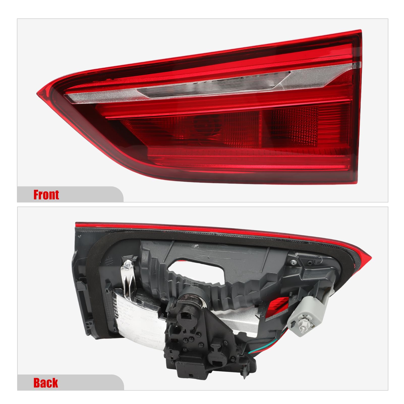 Rücklicht rechts innen für BMW X1 F48 2014-2022 Bremslicht Warnlicht 63217350697 63217350698 Rücklicht