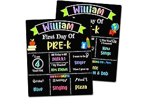 First Day & Last Day of School Chalkboard