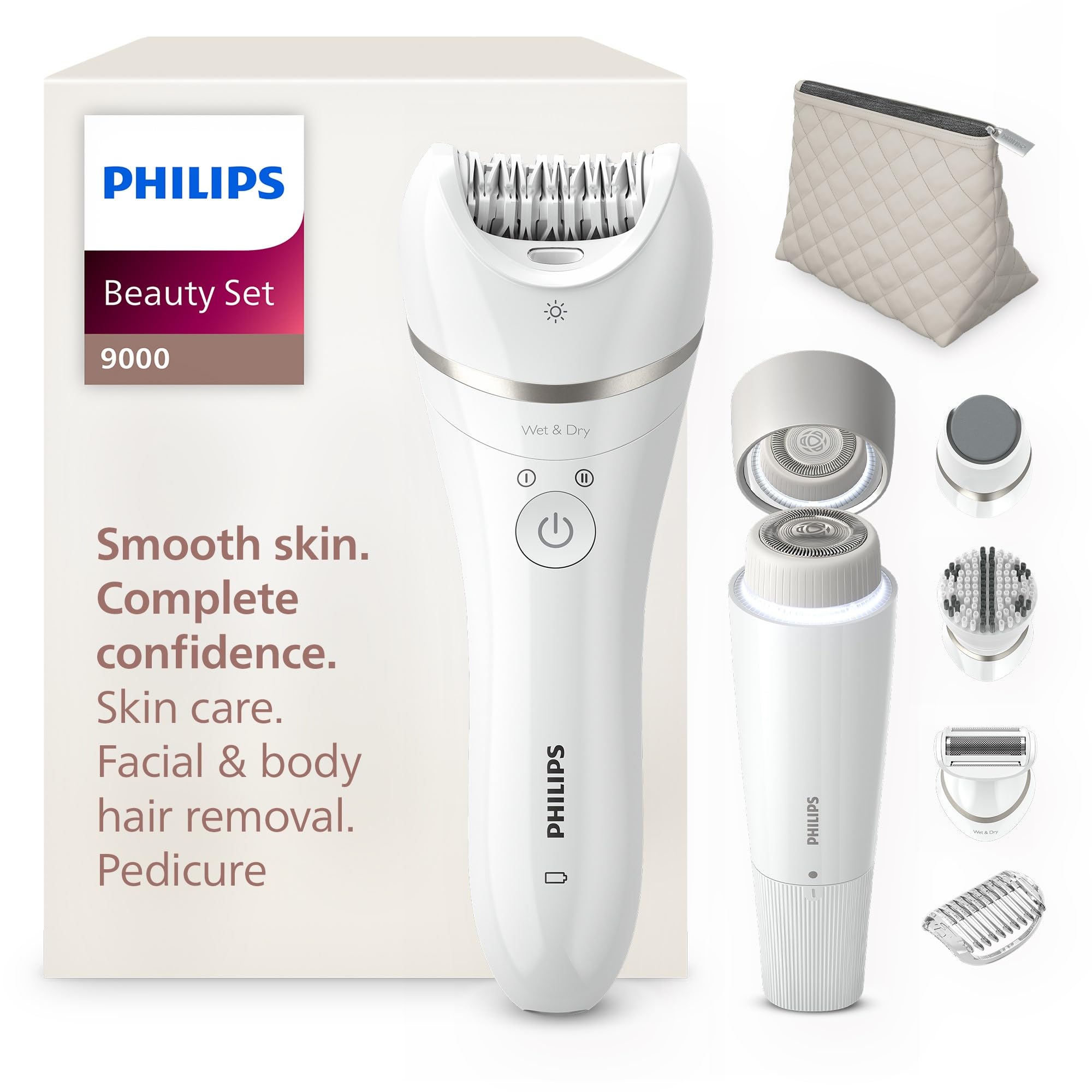 Philips Beauty Set Series 9000 BRE770/92 Per tutto il corpo