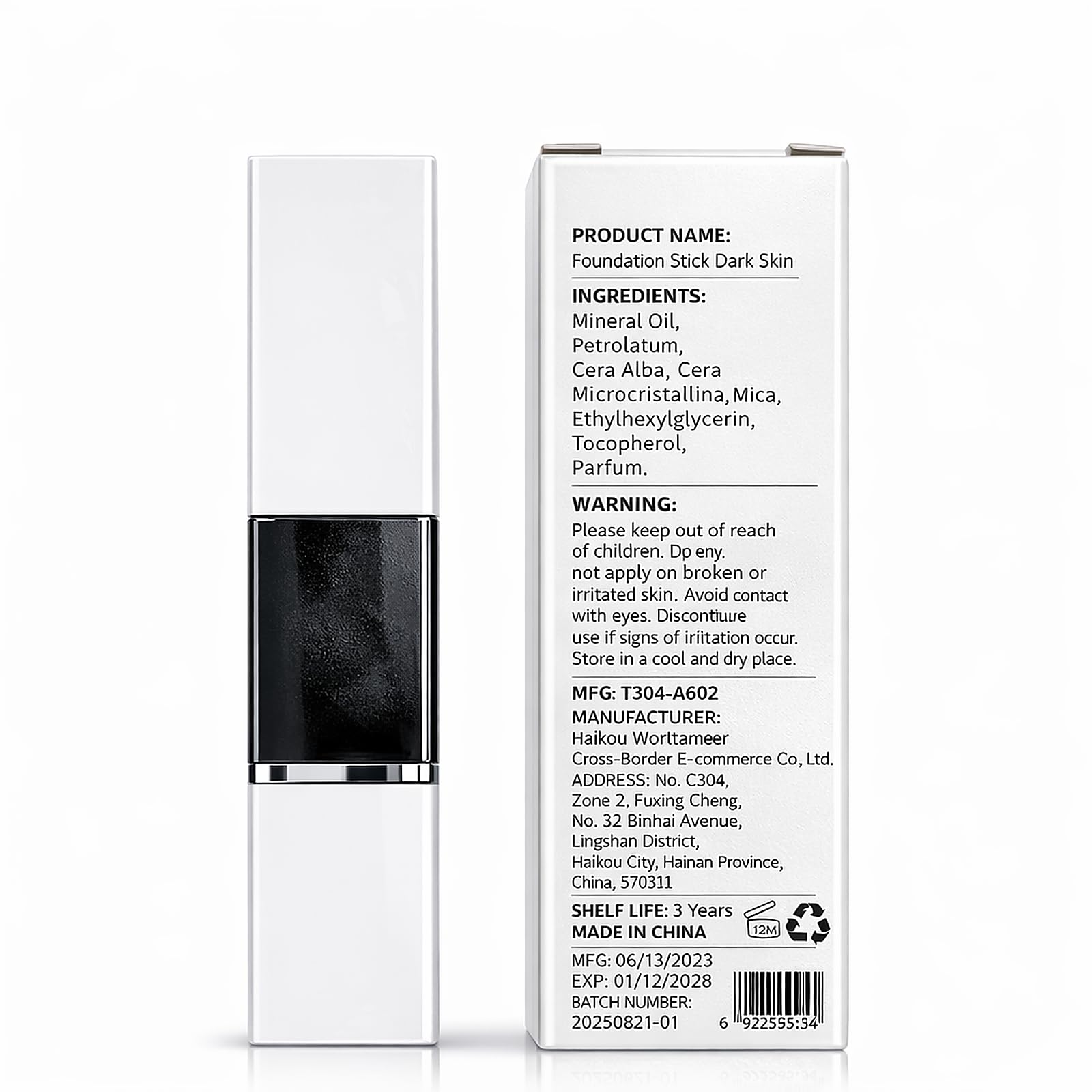 Blanc Cover Cream Stick V – Korean Color Changing Foundation Stick with Volufiline & Collagen – White Foundation Sticks for Dewy Skin–Korean Makeup Foundations Sticks with Detachable Brush (Natural) — view 8